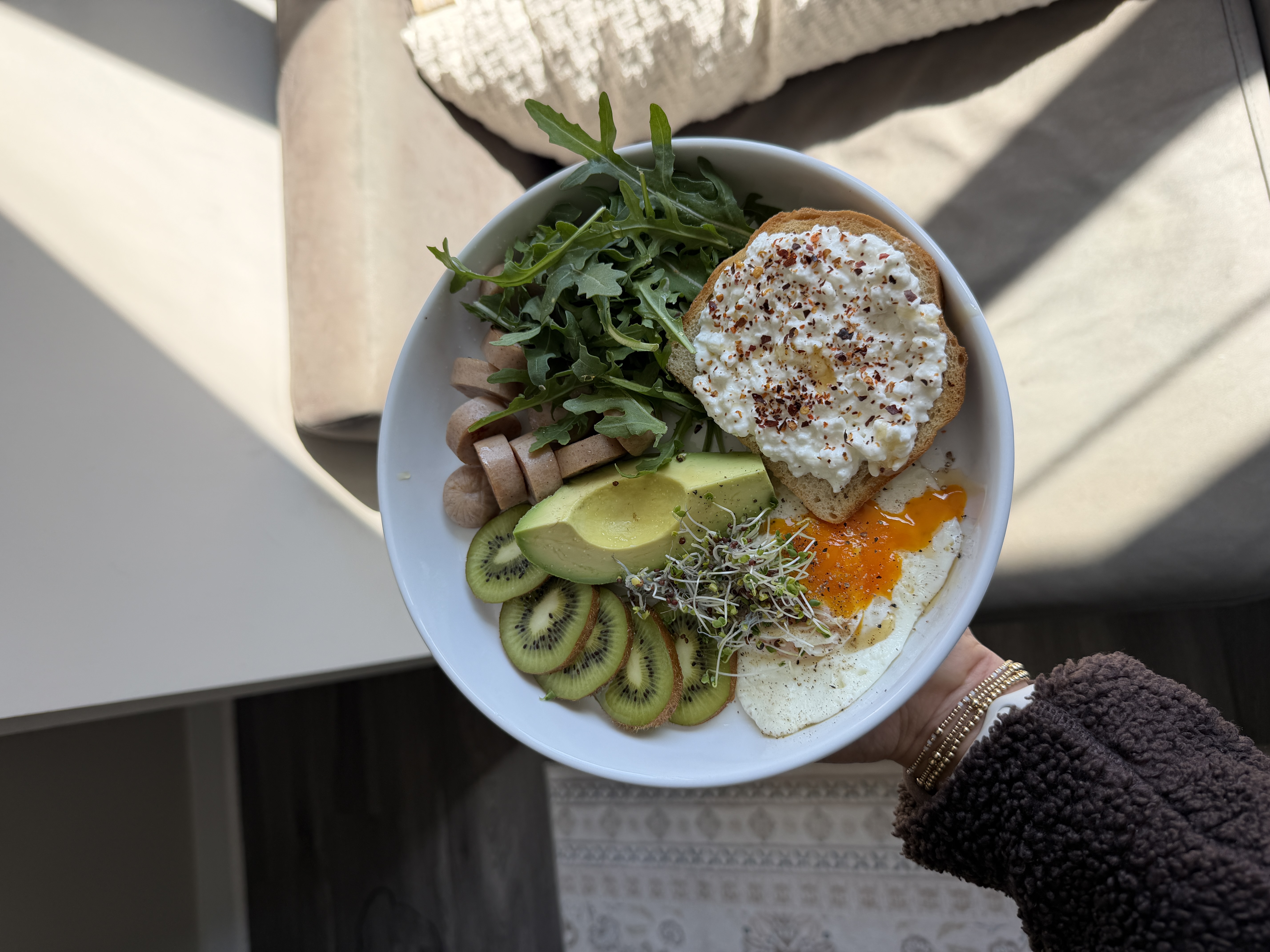 Colorful nutritious meal